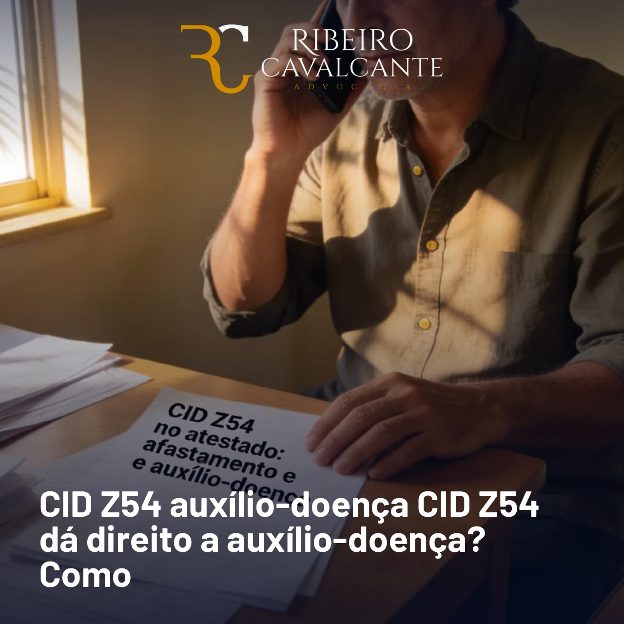 CID Z54 auxílio-doença 2026: CID Z54 dá direito a auxílio-doença? Como